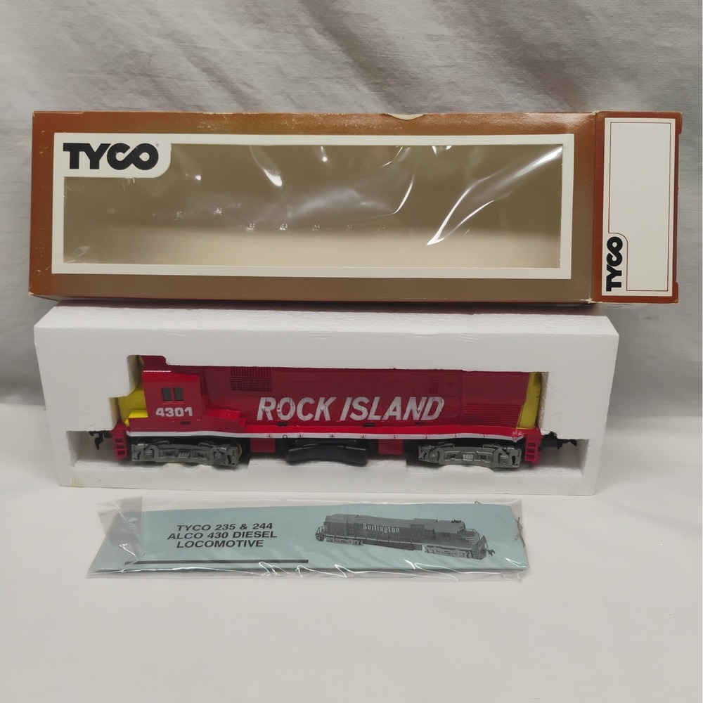 NOS Tyco 4301 Rock Island HO Train Brand New Diesel Engine Locomotive